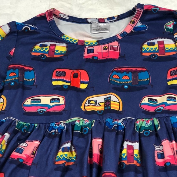 RV Camper Blue Boutique Shirt size 12-14 - Picture 5 of 5